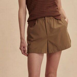 Varley Nila Mid Rise Shorts 3.5" - Taupe Stone